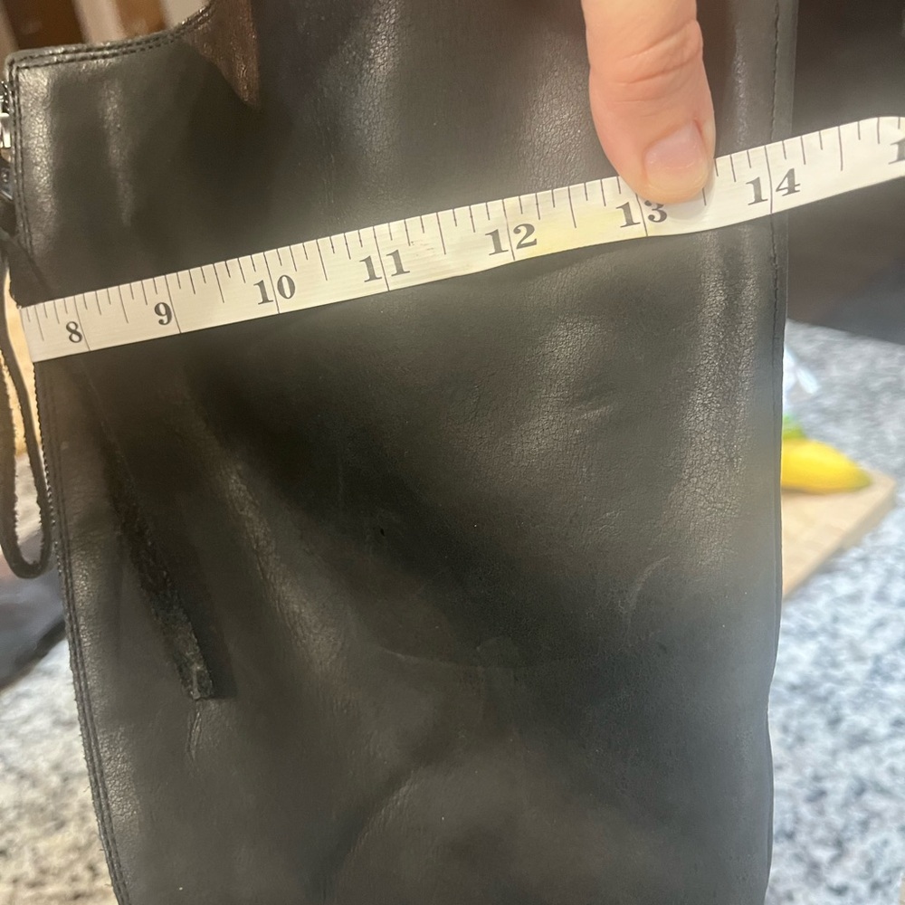 Lucky Brand Women's Black Leather Boots - Picture 9 of 10